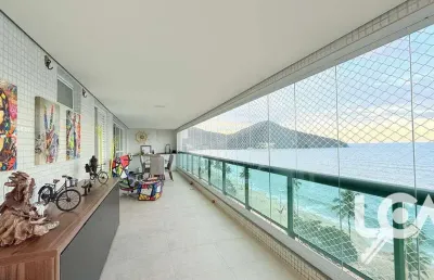 Cobertura com 4 dormitórios à venda, 338 m² por r$ 5.200.000,00 - martim de sá - caraguatatuba/sp