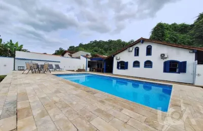 Casa com 4 dormitórios para alugar, 300 m² por r$ 5.050,00/mês - massaguaçu - caraguatatuba/sp