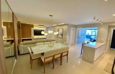 Veritá apartamento com 3 suítes e 2 vagas na meia praia