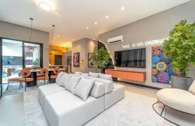 Canvas apartamento decorado  quadra mar 4 suítes em meia praia itapema