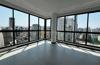 Residencial canvas apartamento quadra mar 4 suítes e 3 vagas em meia praia itapema/sc