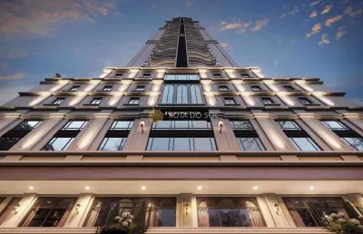 Ristretto apartamento 4 suítes e 3 vagas no canto da praia tapema/sc
