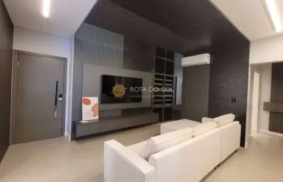 Sunsky tower apartamento mobiliado com 3 suítes na meia praia