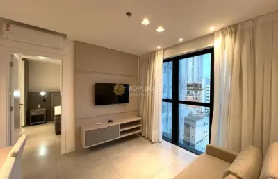 Manhattan flat mobiliado 1 quarto no centro de itapema