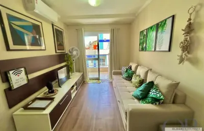 Apartamento mobiliado com 2 dormitórios na praia grande.