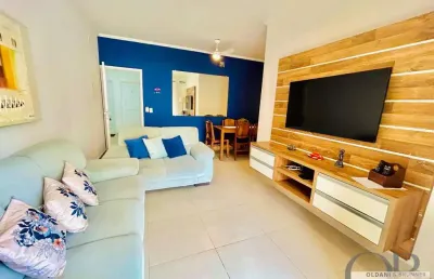 Apartamento mobiliado com 3 dormitórios na praia grande.