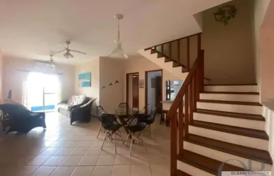 Cobertura mobiliada com 3 dormitórios na praia grande.
