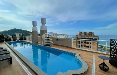 Area de lazer completa c/ piscina, morretes, itapema - sc