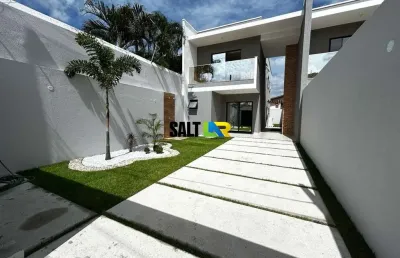 Casa com 3 dormitórios à venda, 123 m² por r$ 639.900,00 - edson queiroz - forta