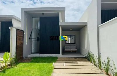 Casa com 3 dormitórios à venda, 90 m² por r$ 379.000,00 - timbu - eusébio/ce