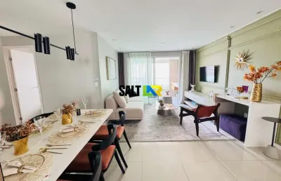 Apartamento com 3 dormitórios à venda, 89 m² por r$ 914.000,00 - cambeba - forta
