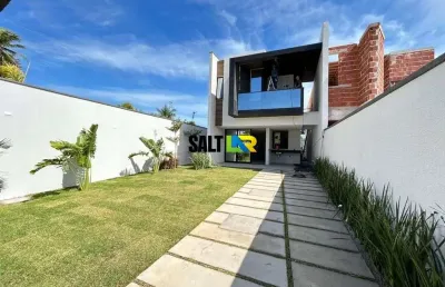 Casa com 4 dormitórios à venda, 144 m² por r$ 759.900,00 - timbu - eusébio/ce
