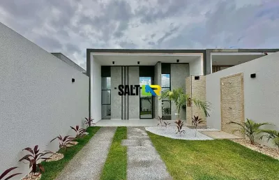Casa com 3 dormitórios à venda, 98 m² por r$ 379.000,00 - encantada - eusébio/ce