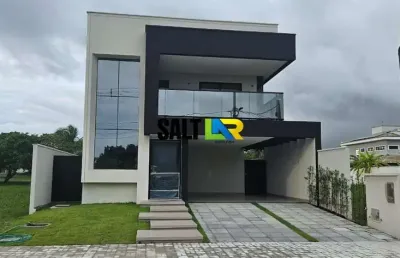 Casa com 4 dormitórios à venda, 220 m² por r$ 1.400.000,00 - aquiraz - aquiraz/c