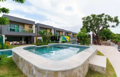 Casa com 4 dormitórios à venda, 151 m² por r$ 930.000 - coité - eusébio/ce