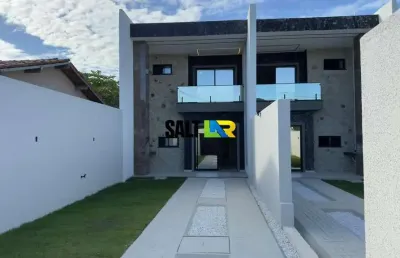 Casa com 3 dormitórios à venda, 108 m² por r$ 419.900,00 - encantada - eusébio/c