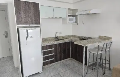 Apartamento 01 quarto no centro de curitiba condomínio clube