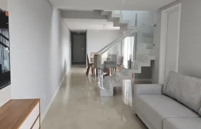 Cobertura duplex nova mobiliada 03 dormitórios 02 vagas no jardim botânico