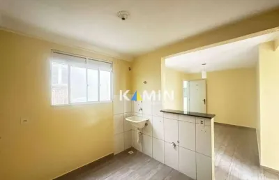 Apartamento garden com 2 dormitórios para alugar, 44 m² por r$ 1.404,00/mês - sabiá - araucária/pr