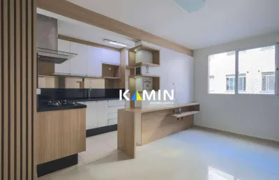 Apartamento com 2 dormitórios à venda, 48 m² por r$ 298.000,00 - novo mundo - curitiba/pr