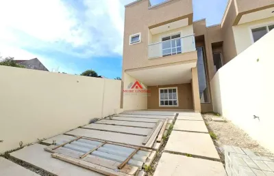 Sobrado 03 dormitórios com 1 suíte , 174m² - boneca do iguaçu - são josé dos pinhais