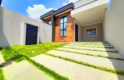 Casa 03 dormitórios e 1 suíte com 102m² - afonso pena - são josé dos pinhais