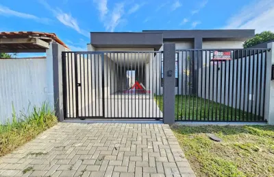 Casa 03 dormitórios e 1 suíte com 102m² - cidade jardim- são josé dos pinhais.