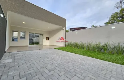 Casa 03 dormitórios e 1 suíte com 118m² - cidade jardim- são josé dos pinhais.