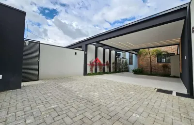 Casa 03 dormitórios e 1 suíte com 130m² - boneca do iguaçu - são josé dos pinhais