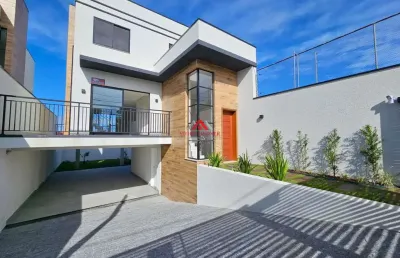 Sobrado alto padrão 03 dormitórios e 1 suíte com 198m² - cruzeiro - são josé dos pinhais.