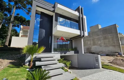 Sobrado alto padrão com 3 suítes - 234m² - costeira - são josé dos pinhais.
