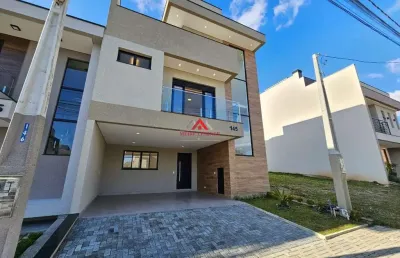 Sobrado 03 dormitórios sendo 1 suíte com 190m² total - costeira - são josé dos pinhais