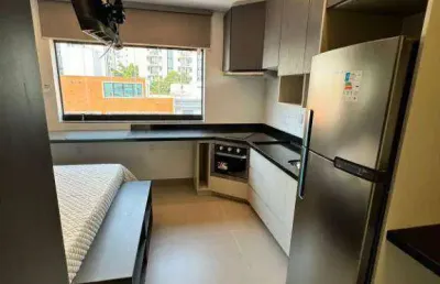 Studio com 1 dormitório para alugar, 28 m² por r$ 3.880,00/mês - indianópolis - são paulo/sp