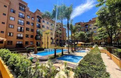 Charmoso apartamento no condomínio plaza sprada, porteira fechada