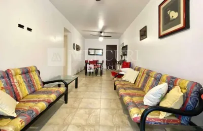 Apartamento no guarujá, enseada, 2 quartos, sala para 2 ambientes e sacada - mercuri imóveis - imobiliária no guarujá