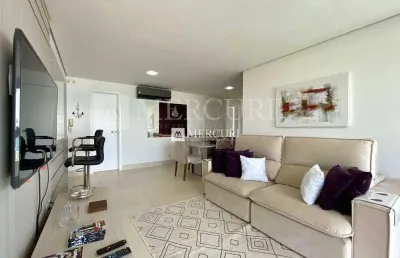 Apartamento no guarujá, enseada, 3 quartos e varanda gourmet - mercuri imóveis - imobiliária no guarujá