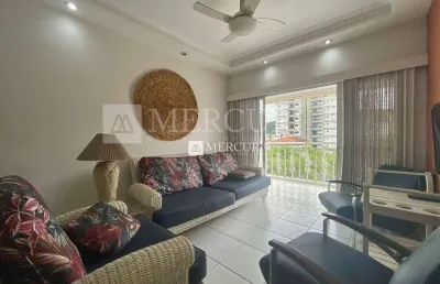 Apartamento espaçoso com 3 quartos (3 suítes) à venda, 110 m² por r$ 470.000 - prédio com lazer - enseada - guarujá/sp – imobiliária mercuri