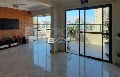 Cobertura enseada, 4 quartos à venda por r$ 650.000 - imobiliária guarujá