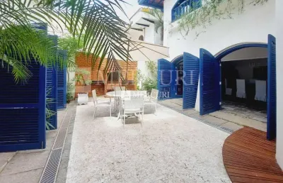 Casa enseada, 8 quartos, vista ao mar e churrasqueira  – imobiliária guarujá