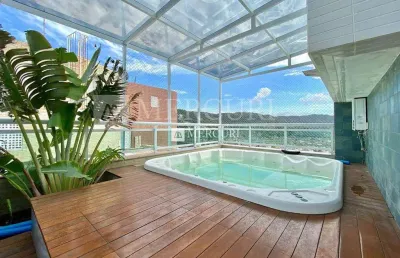 Cobertura enseada, 8 quartos à venda por r$ 3.500.000 - imobiliária guarujá