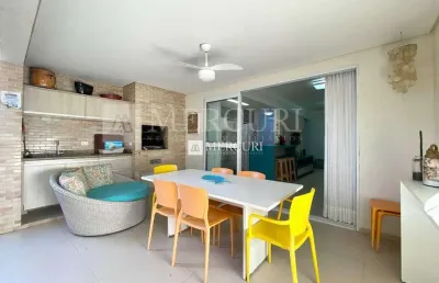 Apartamento no guarujá, enseada, 3 quartos, sala para 2 ambientes e espaço gourmet - mercuri imóveis - imobiliária no guarujá