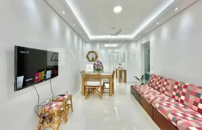 Apartamento no guarujá, enseada, prédio com lazer, com 2 quartos, mercuri imóveis - imobiliaria no guarujá.