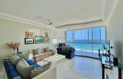 Apartamento no guarujá, pitangueiras, 3 quartos e sala com vista para o mar - mercuri imóveis - imobiliária no guarujá