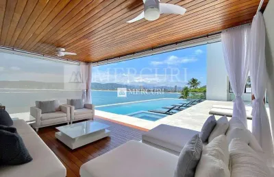 Casa em condomínio, com 8 quartos à venda por r$ 35.000.000 - imobiliária guarujá