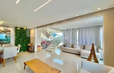 Cobertura duplex no guarujá, pitangueiras, com vista mar e área gourmet, 3 quartos.