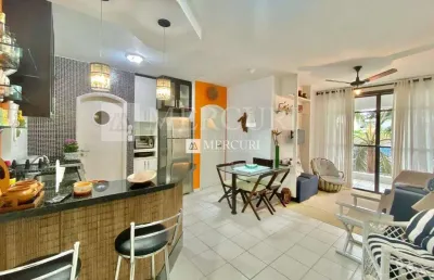 Apartamento no guarujá, enseada, 3 quartos, sala para 2 ambientes e sacada - mercuri imóveis - imobiliária no guarujá