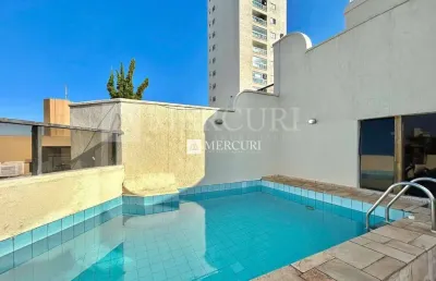 Cobertura com piscina e churrasqueira, com 3 quartos (2 suítes) à venda, 220 m² por r$ 1.600.000 - enseada - guarujá/sp – imobiliária mercuri
