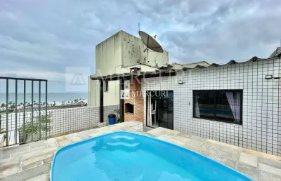 Cobertura enseada, 2 quartos à venda por r$ 700.000 - imobiliária guarujá