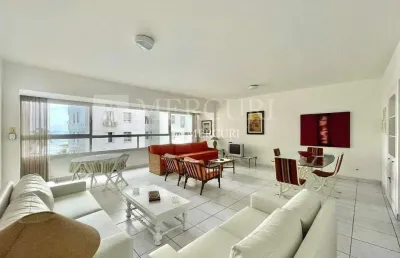 Apartamento espaçoso a 1 quadra da praia com 3 quartos (1 suíte) à venda, 181 m² por r$ 750.000 - pitangueiras - guarujá/sp – imobiliária mercuri