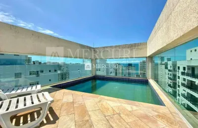 Cobertura com piscina, com 2 quartos (2 suítes) à venda, 150 m² por r$ 800.000 - pitangueiras - guarujá/sp - imobiliária mercuri
